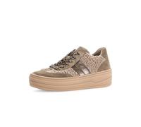 Gabor Steam Taupe Suede Womens Trainers 73.350.14