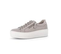 Gabor Women's Low-Top Trainers, Women's Low Shoes, Interchangeable Footbed, Linen 12, 5.5 UK