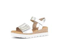 Gabor Women's Platform Sandals, Women's Sandals, Silver 10, 4-4.5 UK