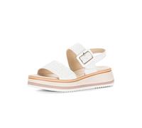 Gabor Women's Platform Sandals, Women's Sandals, White 60, 3.5 UK