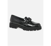 'Squeeze' Chunky Slip On Shoes Gabor True Black 4