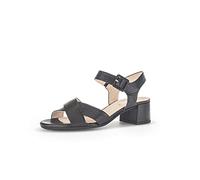 Gabor Women's Strappy Comfort Leather Sandals (Black, UK Footwear Size System, Adult, Women, Numeric, Medium, 5)