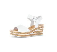 Gabor Women's Strappy Sandals, Women's Sandals, White 21, 7.5 UK