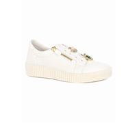 Gabor Wisdom Talma White Gold Womens trainers 63.339.20 in a Plain Leather in Size 5