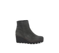 Gabor Women's 'Utopia' Chunky Wedge Heel Ankle Boots in Grey | Size: 6.5 Gabor Grey 6.5
