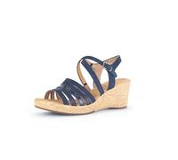 Gabor Women's Wedge Sandals, Women's Sandals, Blue 16, 5 UK