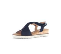 Gabor Women's Wedge Sandals, Women's Sandals, Dark Blue 46, 8-8.5 UK