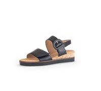 Gabor Women's Wedge Sandals, Women's Sandals, Lightweight Extra Width (G), Black 57, 6 UK