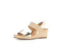 Gabor Women's Wedge Sandals, Women's Sandals, Lightweight Extra Width (G), Sun Off White 12, 7 UK