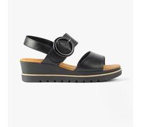Gabor Wedge Buckle Sandal - Yeo 64.645 5 BLACK