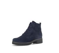 Gabor Zumba Navy Suede Womens Lace Up Boots 72.095.46