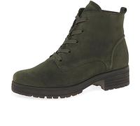 Gabor Zumba Womens Ankle Boots 7 UK Olive Suede