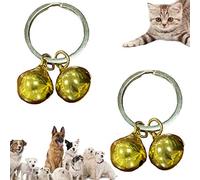 GAbraden 2 Extra Loud Cat & Dog Bells | Pet Tracker | Save Birds & Wildlife