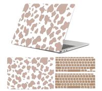 GABraden Compatible with MacBook Air 13 inch Case,2020 2019 2018 Release,(A2337 M1 A2179 A1932),with Touch ID and 2 Pack Keyboard Protectors,Laptop Plastic Hard Shell（Brown Cow）