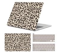 GABraden Compatible with MacBook pro 13 inch Case,2020-2016 Release(A2338 M1 /A2159/A2251/A2289/A1989/A1706) with Touch ID and 2 Pack Keyboard Protectors,Laptop Hard Shell（Grey Leopard Cheetah Print）