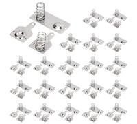 Gabrella 20 Pairs Battery Springs AA Battery Contacts Plate Negative to Positive Conversion Spring Contact Plate, Spring Contact Plate Replacement for Remote Control Battery Charger