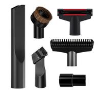Gabrella 6 Piece Set Vacuum Attachments Accessories Compatible with Henry Hoover Attachments Head, Includes Crevice, 2-in-1 Nozzle, Upholstery, Mini Brush, Round Horsehair Brush 35mm to 32mm Adapter