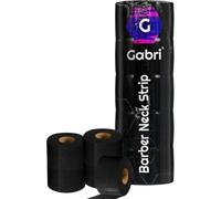 Gabri Neck Strips, 5 x 100 Rolls Pack, Disposable Hygienic Paper Bands for Salons, Barbers & Spas, 100 Sheets per Roll (Black)