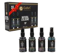 Gabri Professional Aftershave Cologne Gift Set for Men - 4x75ml Natural After shave Mix, Eau de Cologne Spray, Long-Lasting Fragrance for Barbers, Travel, and Daily Use