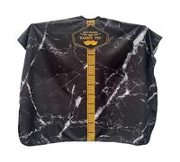 Gabri Professional Barber Gown - Premium Hairdressing Cape for Hair Salon - Waterproof Hair Cutting Capes and Gowns for Barber Shops (Marble Roman Style, 160cm (L) x 140cm (W))
