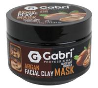 Gabri Professional Facial Clay Mask 450g, Natural Calcium Face Mask for Deep Cleanse, Peel Off, Blackhead Remover, Tightens Skin for a Healthier Complexion for Women and Men (Argan)