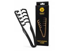 Gabri Texture Comb, Roots Volume Styling Tool for Messy Hair & Wide Tooth Volumizing, Hair Textured Mens Styling Comb for High Crown, Fringe, Ideal for Barber, Salon or Personal Use Black