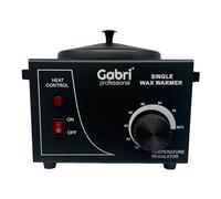Gabri Waxing Kit Wax Heater Warmer with Temperature Control, Single or Double Wax Pot for Hair Removal, Digital Wax Machine for Women and Men, Ideal for Home, Barber, Salon Use (Single Pot Black)