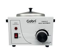 Gabri Waxing Kit Wax Heater Warmer with Temperature Control, Single or Double Wax Pot for Hair Removal, Digital Wax Machine for Women and Men, Ideal for Home, Barber, Salon Use (Single Pot White)
