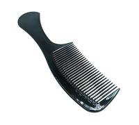 Gabri Wide Tooth Comb - Comfortable Handgrip Handle Detangler Hair Comb, Ideal for Personal, Barber, Hairdresser, Salon, Thick & Curly, Medium to Long Hair - Hair Combs (Hard Rubber No.2306 21cm)