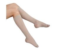 GABRIALLA Knee High Sheer Compression Socks for Women - 15-20 mmHg Graduated Compression Stockings for Varicose Vein, Swelling, Edema & Circulation - Medical Closed Toe Sheer Socks