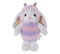 GABRIEL Bunny Bee Plush Toy, 20cm Cuddly Rabbit with Flower Fluffy Ear | Skin-friendly, Ultra-Soft Fluffy, EN71 & UKCA Certified, Comforting Companion, Machine Washable, Gift Over 18 Month