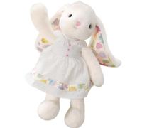GABRIEL Bunny Plush, 30cm Soft Hug Stuffed Rabbit Wear Flower Cloth Skirt | Skin-friendly, Ultra-Soft Fluffy, EN71 & UKCA Certified, Comforting Companion, Machine Washable, Gift Over 18 Month