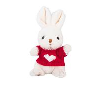 GABRIEL Bunny Plush Toy, 15cm Soft Stuffed Rabbit Teddy with Fluffy Ear | Skin-friendly, Ultra-Soft Fluffy, EN71 & UKCA Certified, Comforting Companion, Machine Washable, Gift Over 18 Month