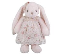 GABRIEL Bunny Plush Toy, 30cm Soft Stuffed Rabbit Wear Bow & Lace Skirt | Skin-friendly, Ultra-Soft Fluffy, EN71 & UKCA Certified, Comforting Companion, Machine Washable, Gift Over 18 Month