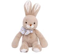 GABRIEL Bunny Plush Toy, 30cm Soft Stuffed Rabbit Wear Tie | Skin-friendly, Ultra-Soft Fluffy, EN71 & UKCA Certified, Comforting Companion, Machine Washable, Gift Over 18 Month