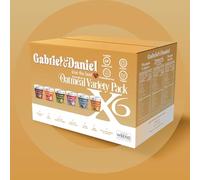 Gabriel & Daniel Variety Pack Instant Oatmeal to Go Cups, Organic,Gluten Free, Dairy Free, High Fiber - pack of 6 cups
