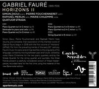 GABRIEL FAUR HORIZONS II NEW CD