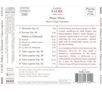 GABRIEL FAUR‚: PELL‚AS ET M‚LISANDE; VALSES-CAPRICES; MAZURKA; PAVANE NEW CD