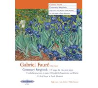 Gabriel Fauré Centenary Songbook (High Voice) High Voice Upper Voices Music Faur