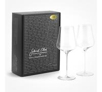 Gabriel Glas - Mouth Blown Austrian Crystal Wine Glass |"Gold" Edition | Set of 2