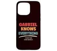 Gabriel Knows Everything Case for iPhone 15 Pro Max