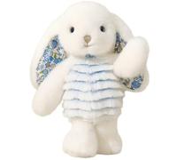 GABRIEL Plush Bunny, 30cm Blue Striped Super Soft Cuddly Stuffed Rabbit | Skin-friendly, Ultra-Soft Fluffy, EN71 & UKCA Certified, Comforting Companion, Machine Washable, Gift Over 18 Month