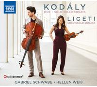 GABRIEL SCHWABE/HELL - KODALY/LIGETI CELLO SONATAS - CD - K4z