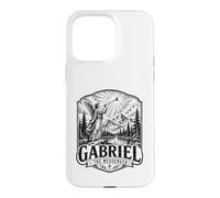 Gabriel The Archangel Messenger Christian Angel Scene Case for iPhone 15 Pro Max