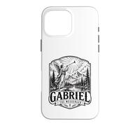 Gabriel The Archangel Messenger Christian Angel Scene Case for iPhone 16 Pro Max