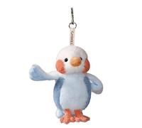 GABRIEL Zebra Finch Plush Toy, 11cm Soft Stuffed Bird Keyring for Gift | Skin-friendly, Ultra-Soft Fluffy, EN71 & UKCA Certified, Comforting Companion, Machine Washable, Gift Over 36 Month