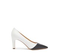 Gabriela Hearst Empress 65 Colour-blocked Leather Pumps - White