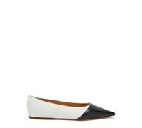 Gabriela Hearst Empress Colour-blocked Leather Ballet Flats - White - 36 (IT36/ UK3)