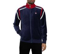 Gabriele Contrast Panel Track Jacket Navy/Gardenia/Red 3XL