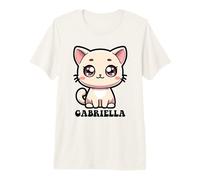 Gabriella Cute Kitty Cat Design for Girls Name Gabriella Premium T-Shirt
